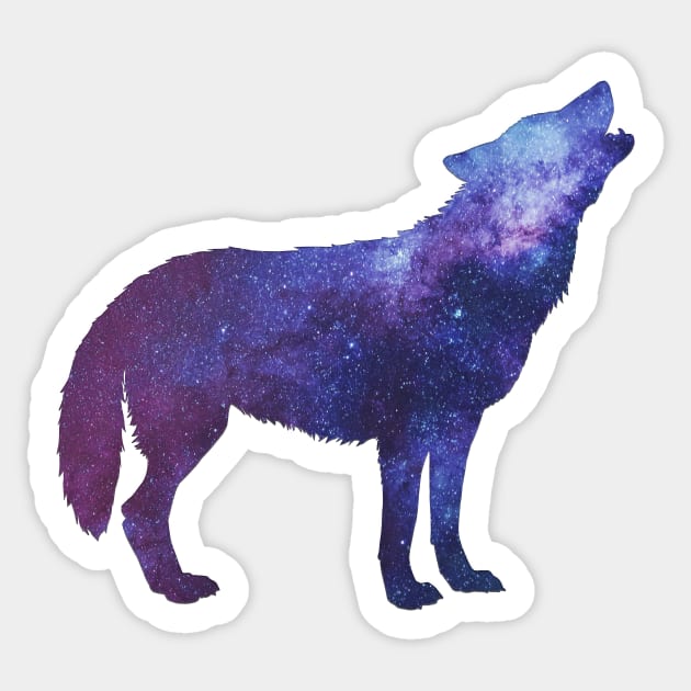 Starwolf - Howl Sticker by Hareguizer